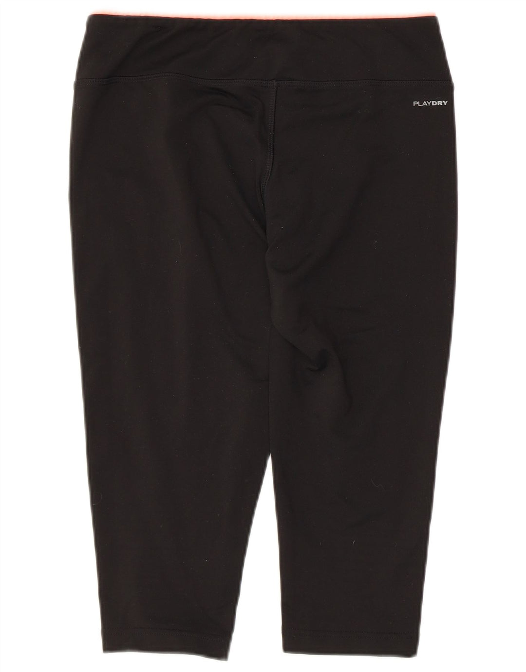 Reebok Damen Taillierte Capri-Leggings UK 14 Medium Schwarz Polyester