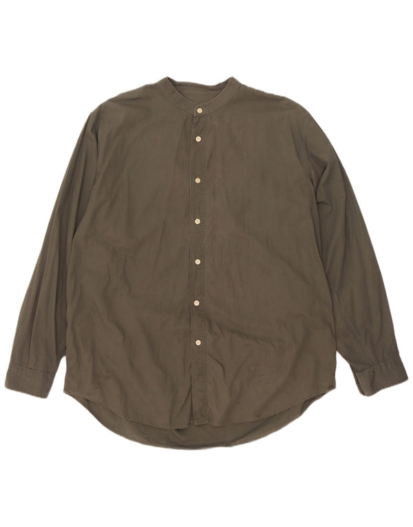 Rifle Mens Shirt XL Khaki Cotton