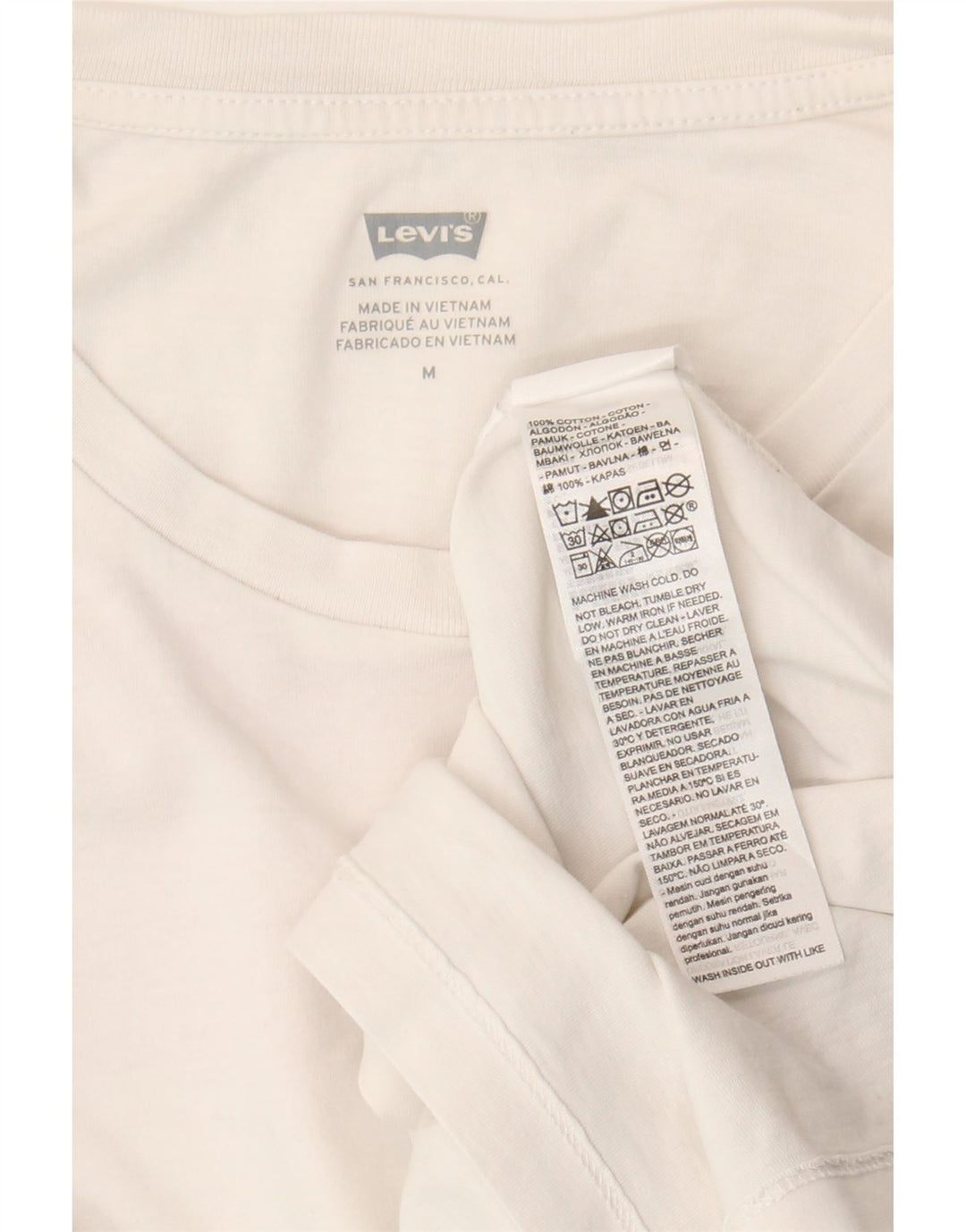 Levi's Herren-T-Shirt mit Grafik, mittelweiße Baumwolle