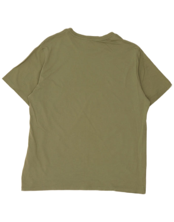 LEVI'S Herren Grafik-T-Shirt-Oberteil XL aus grüner Baumwolle
