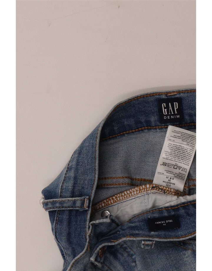Gap Damen Skinny Jeans W26 L30 Blaue Baumwolle