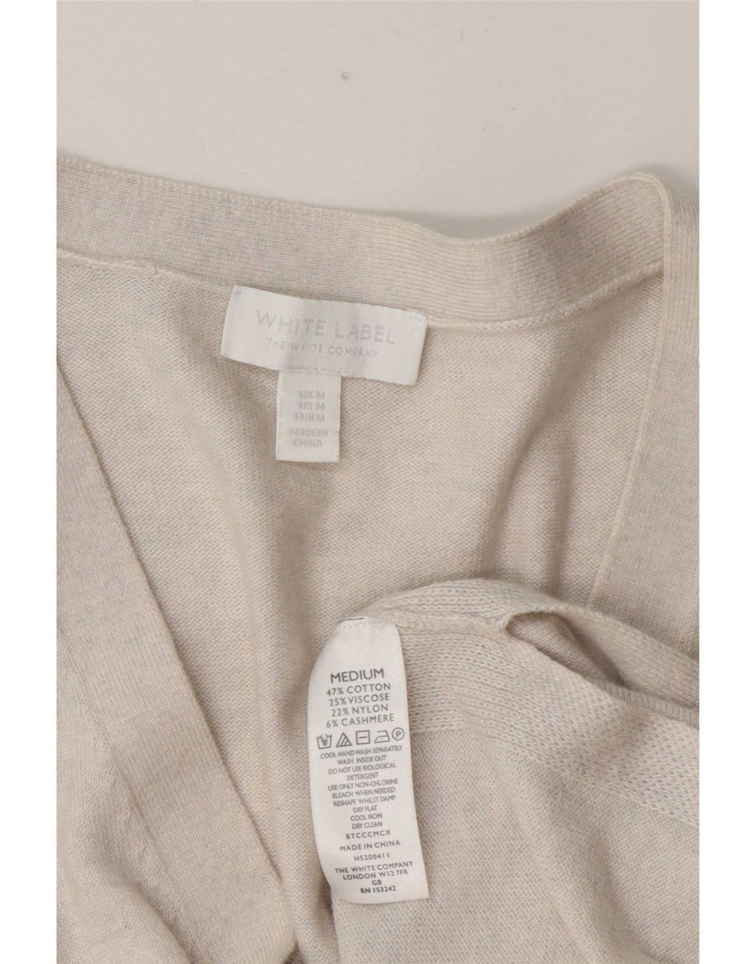 White Label Damen-Strickjacke, ärmellos, übergroß, Gr. 14, mittelgroß