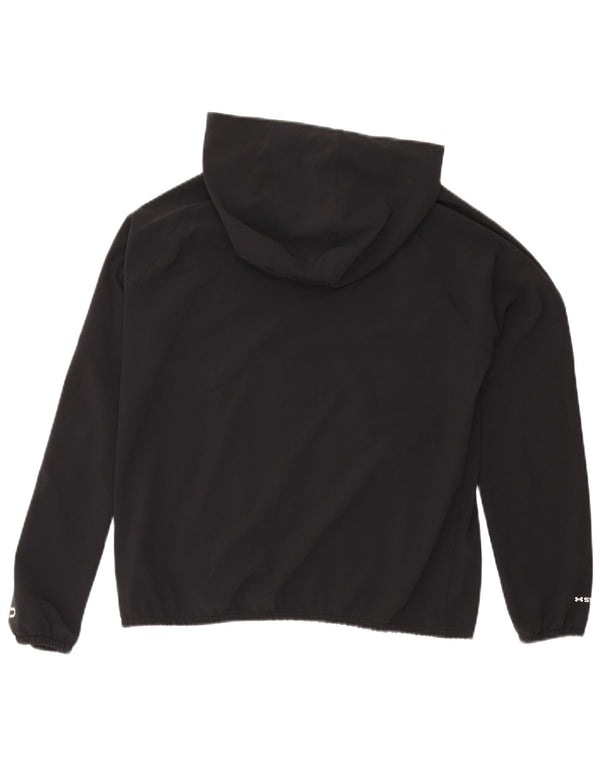 Under Armour Mens Hooded Tracksuit Top Jacket Medium Black Polyester