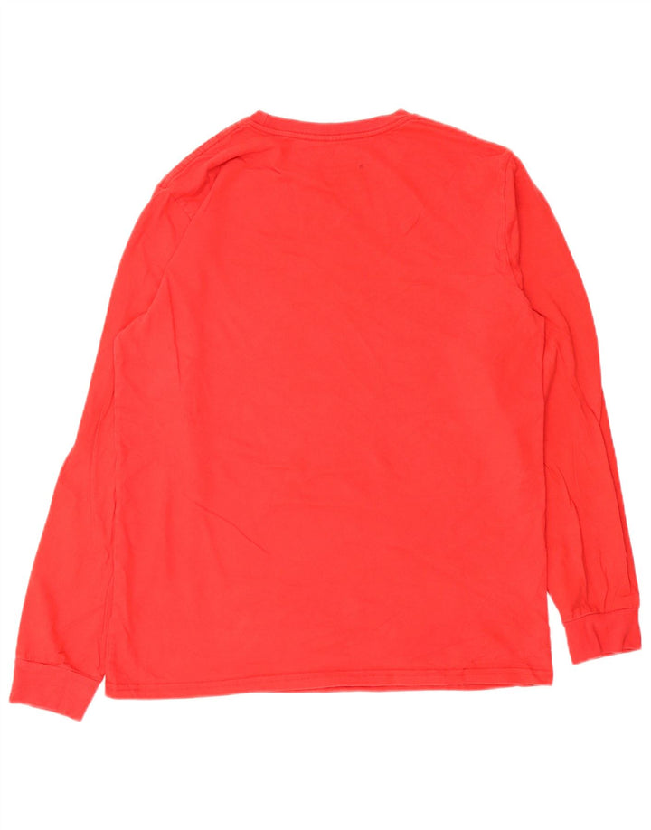 Volcom Herren-Grafik-T-Shirt, langärmelig, groß, aus roter Baumwolle