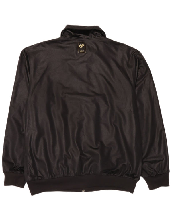 Adidas Herren Chile 62 Graphic Trainingsanzug Top Jacke Large Schwarz gestreift