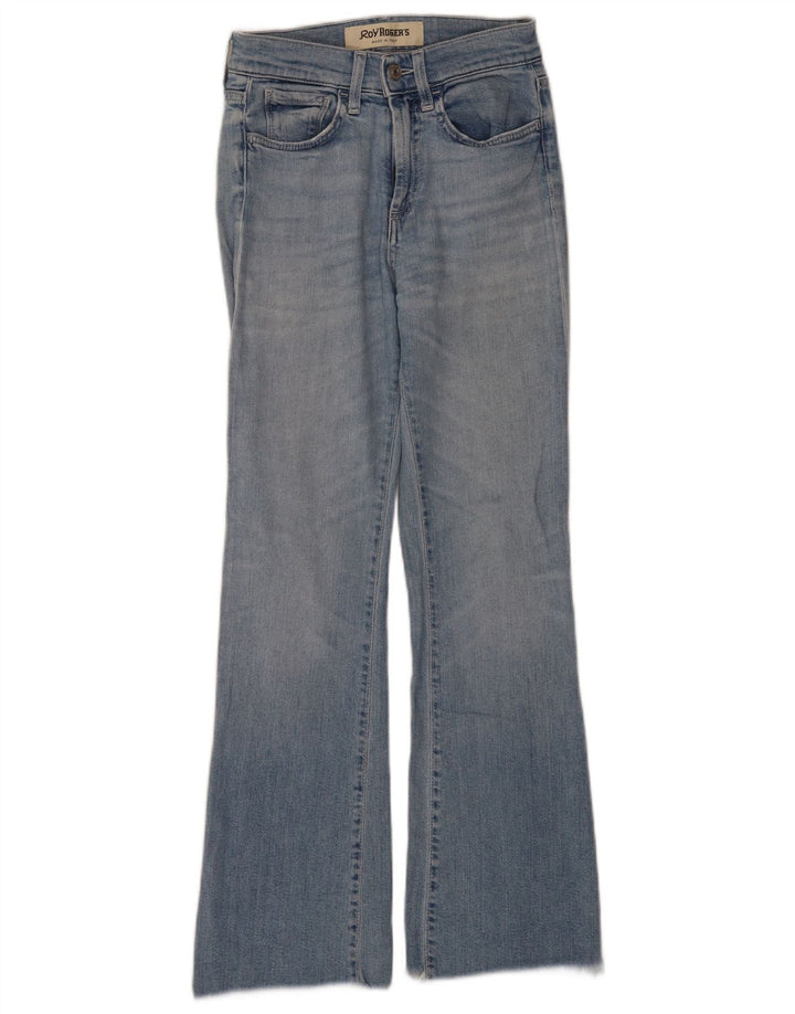 Roy Rogers Damen Schlagjeans W24 L28 Blaue Baumwolle