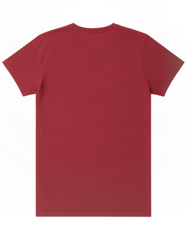 Jack & Jones Herren-T-Shirt mit Grafik, XL, Burgunderrot, Baumwolle