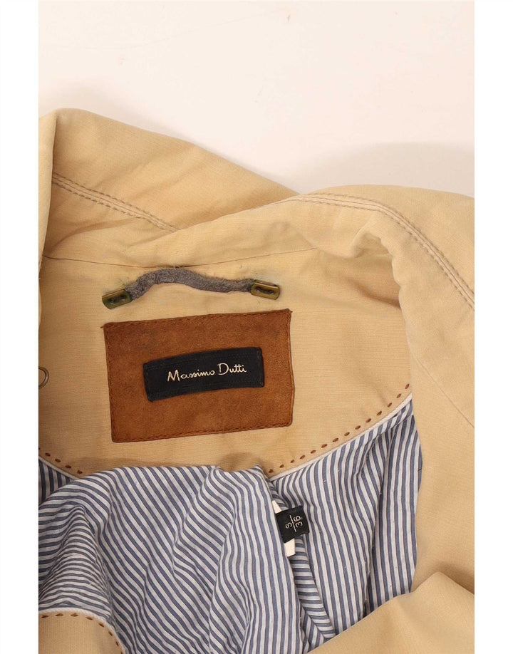 Massimo Dutti Damen Trenchcoat UK 10 Small Beige