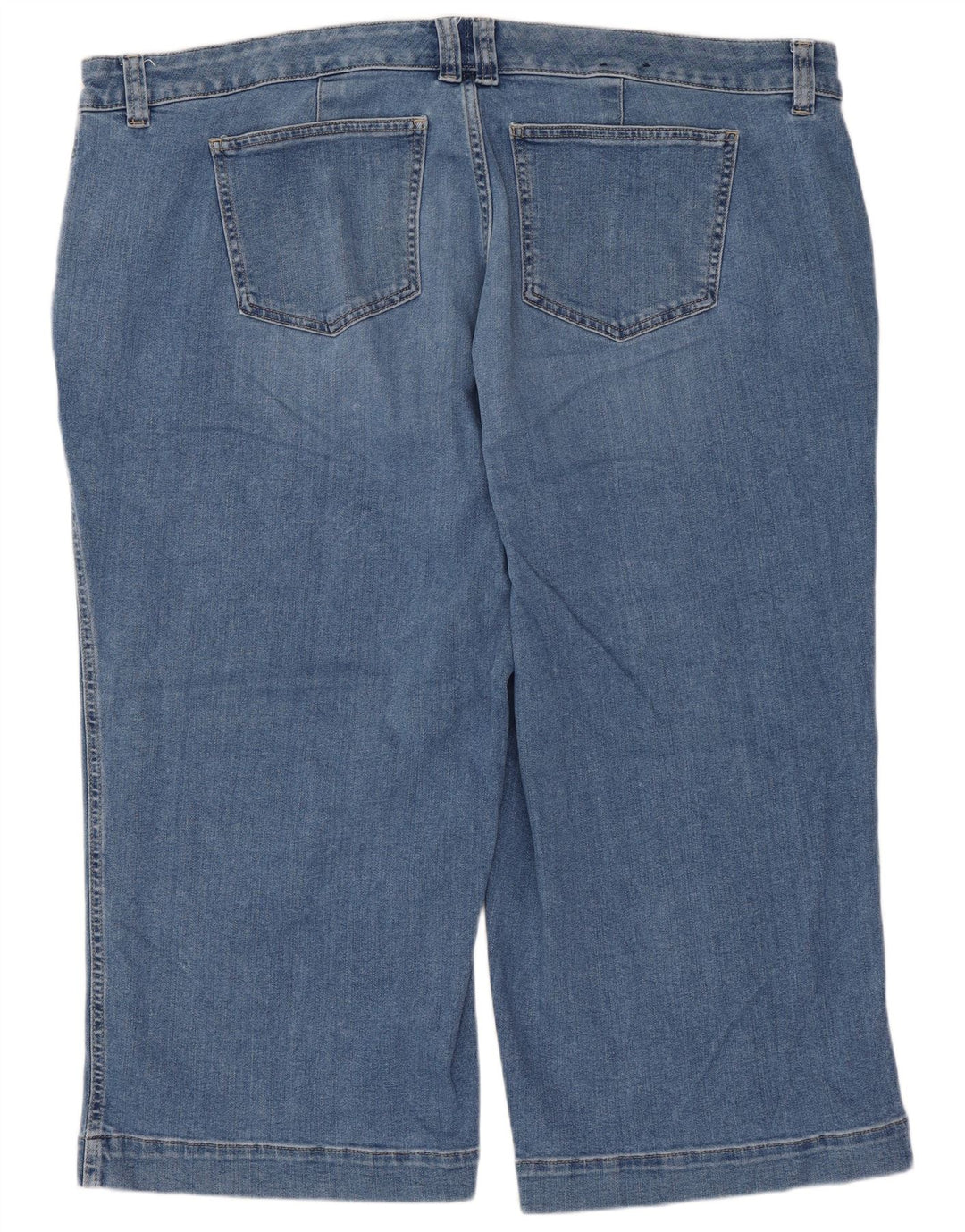 Chaps Damen Capri-Jeans US 22 3XL W44 L21 Blaue Baumwolle