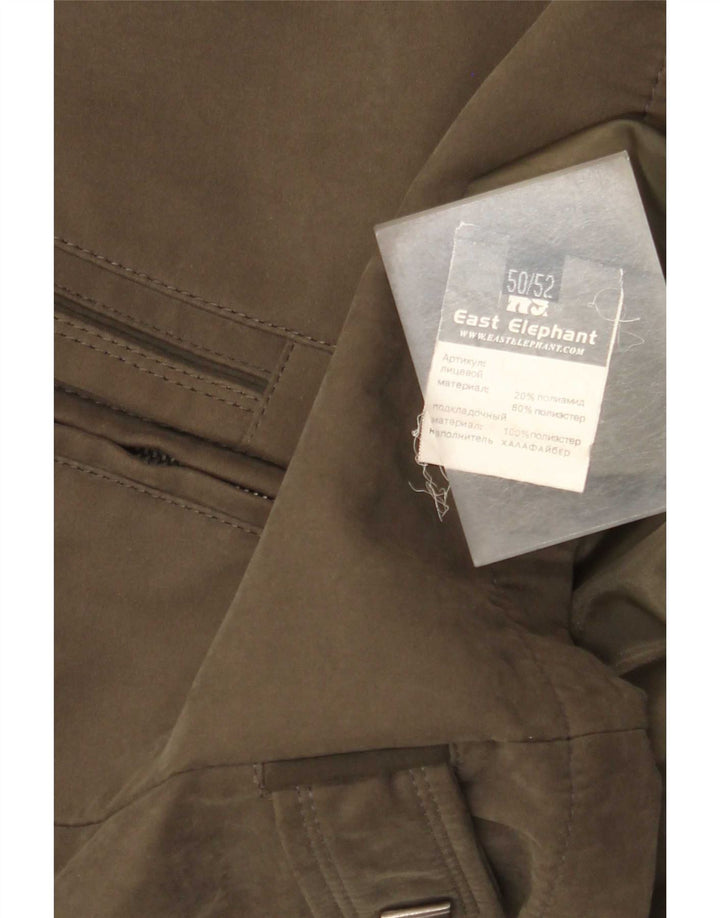 Vintage Herren Windjacke IT 50 Large Khaki Polyamid