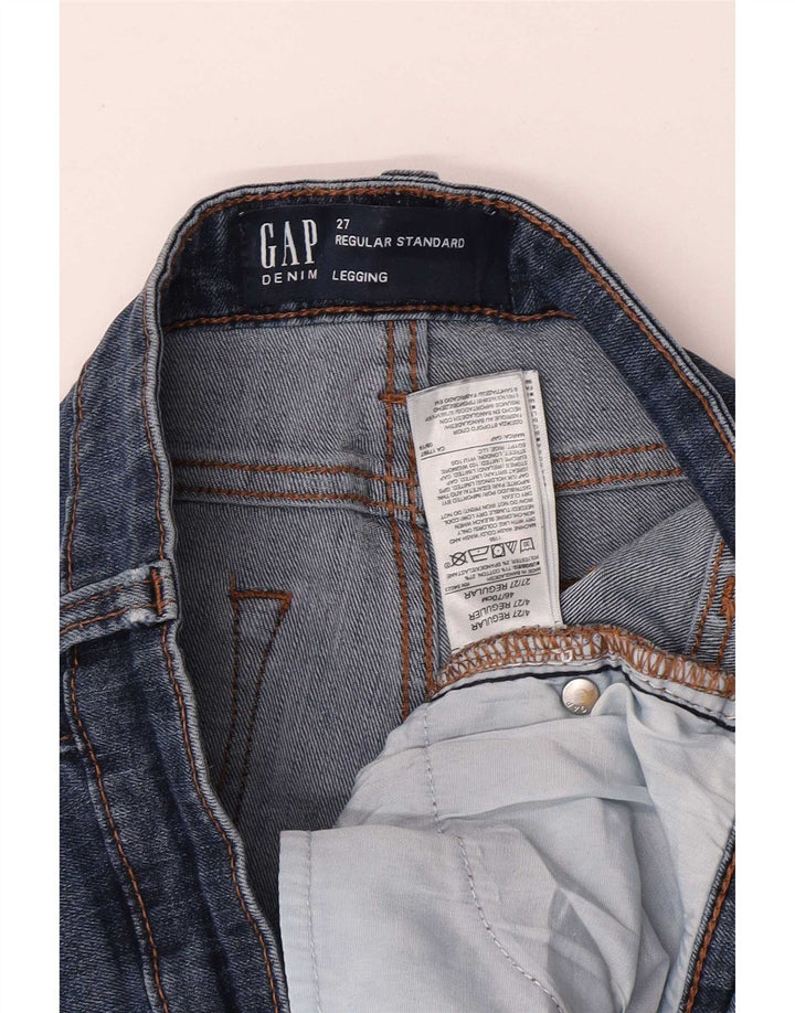 Gap Womens Regular Legging Jeans US 4 Small W27 L27 Blaue Baumwolle