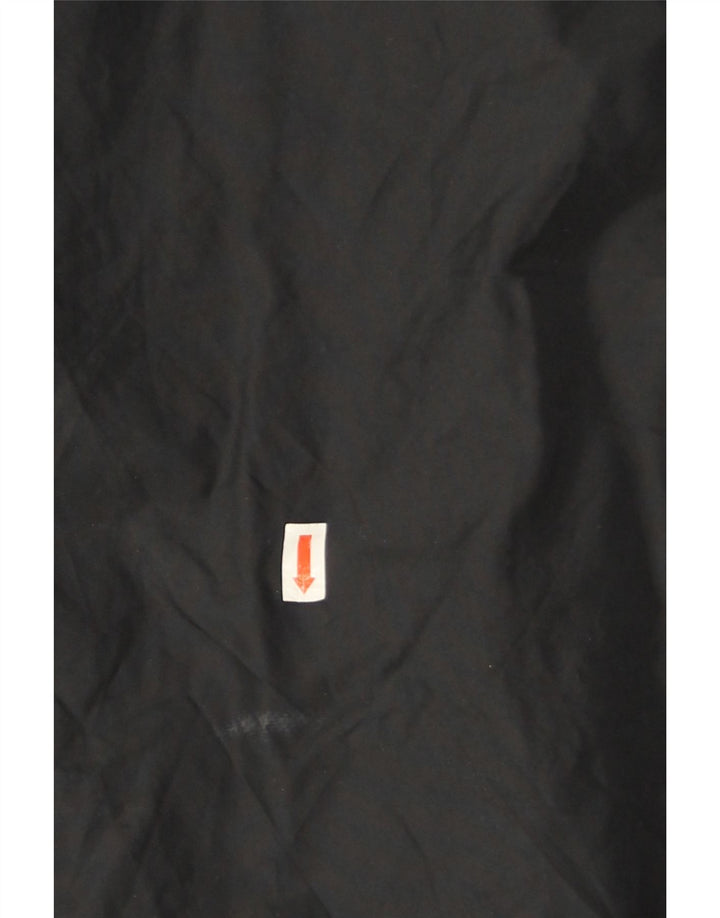 Nike Herren-Trainingsanzug-Oberteil, große Jacke aus schwarzem Polyester
