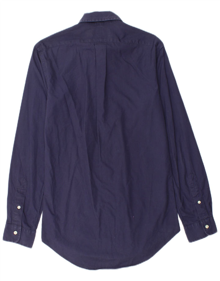 POLO RALPH LAUREN Herren Custom Fit Hemd XS Marineblau Baumwolle