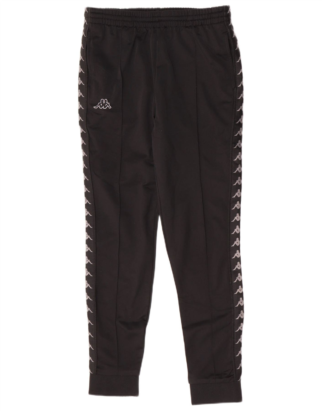 Kappa Herren-Trainingshose mit Grafik, mittelschwarz, Polyester