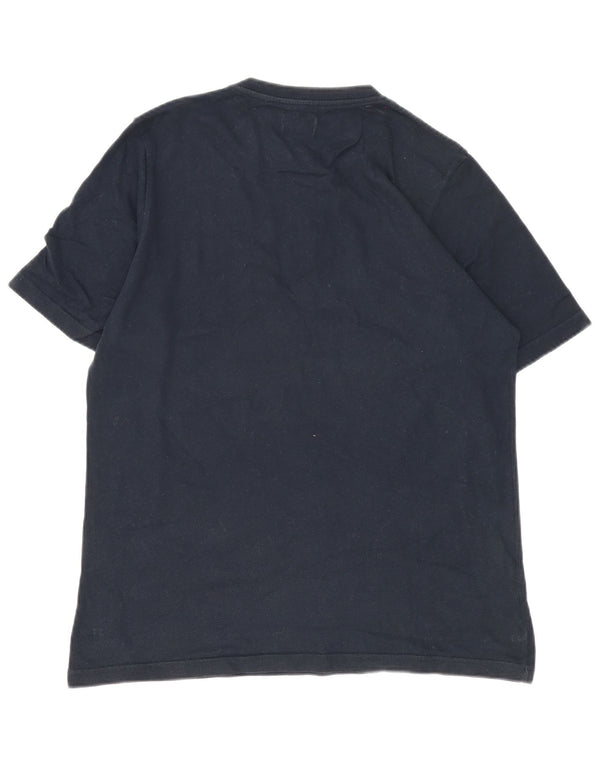 Kappa Herren-T-Shirt mit Grafik, groß, marineblau, Baumwolle