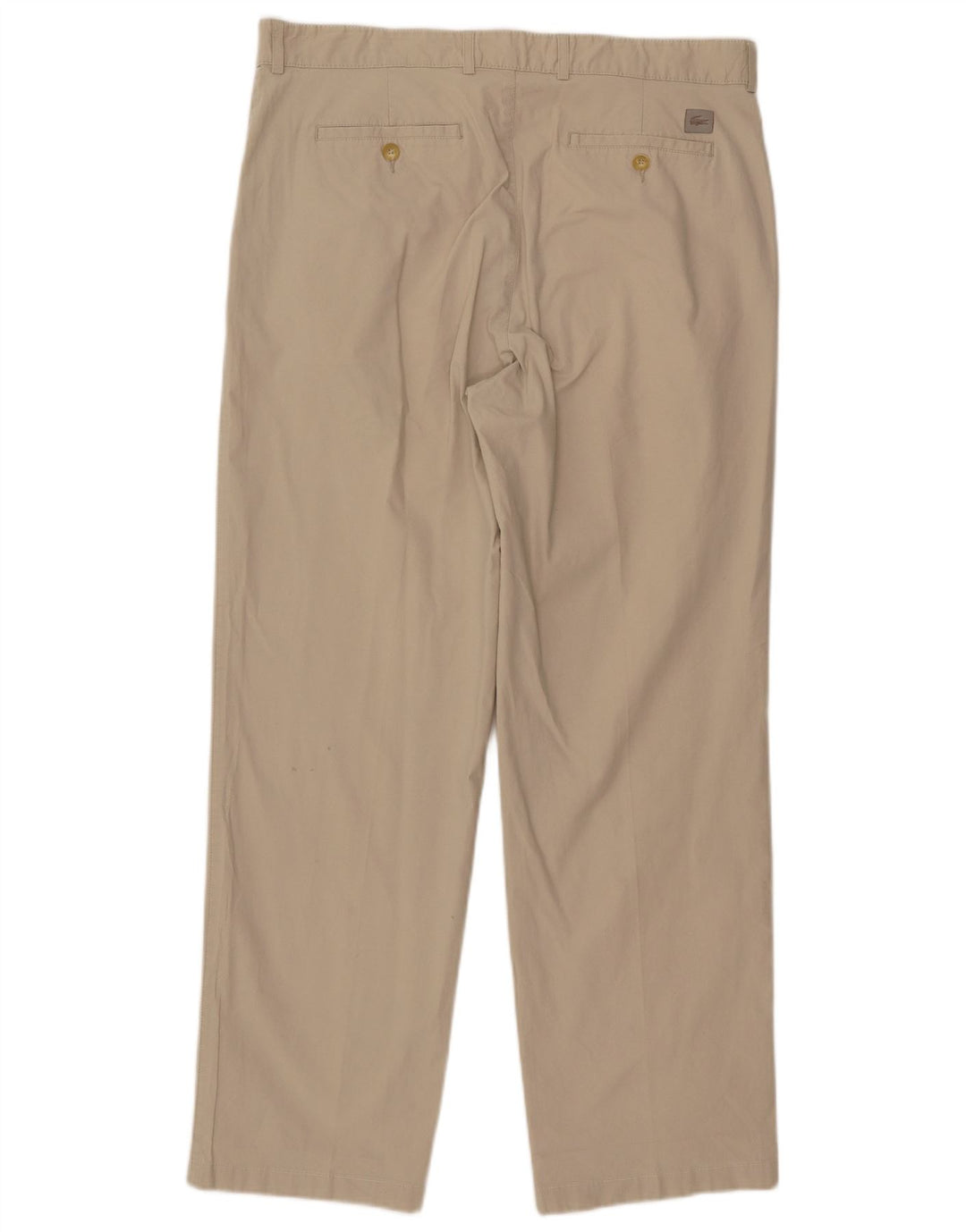 LACOSTE Gerade Herren-Chinohose, Größe 48, XL, W38, L31, Beige, Baumwolle