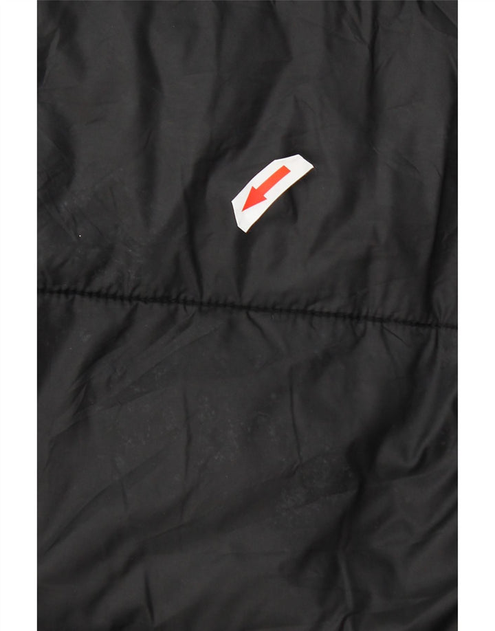 Zara Damen Kapuzenmantel, gepolstert, UK 14, Mittelschwarzes Nylon