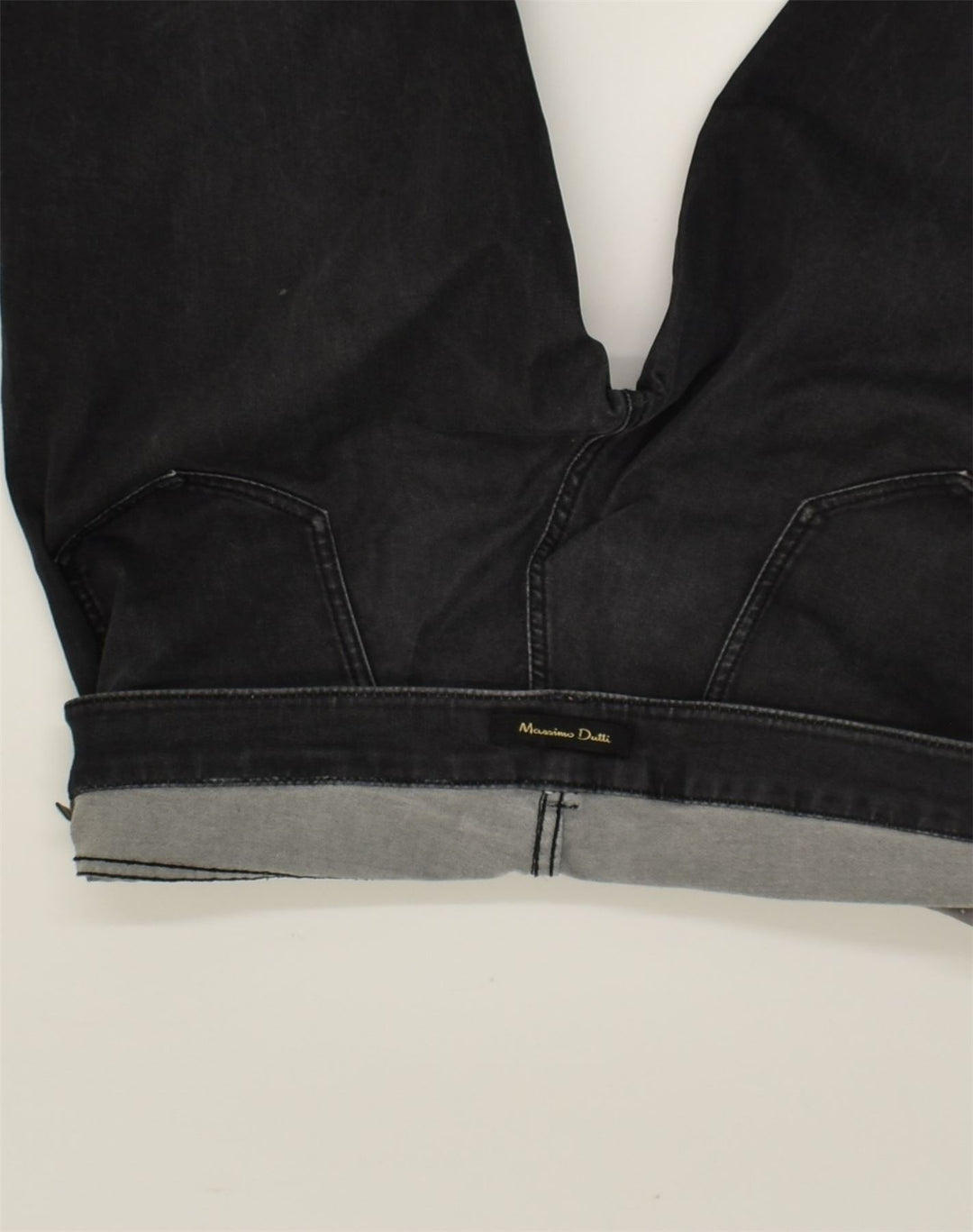 MASSIMO DUTTI Womens Slim Jeans W28 L28  Black Cotton | Vintage Massimo Dutti | Thrift | Second-Hand Massimo Dutti | Used Clothing | Messina Hembry 