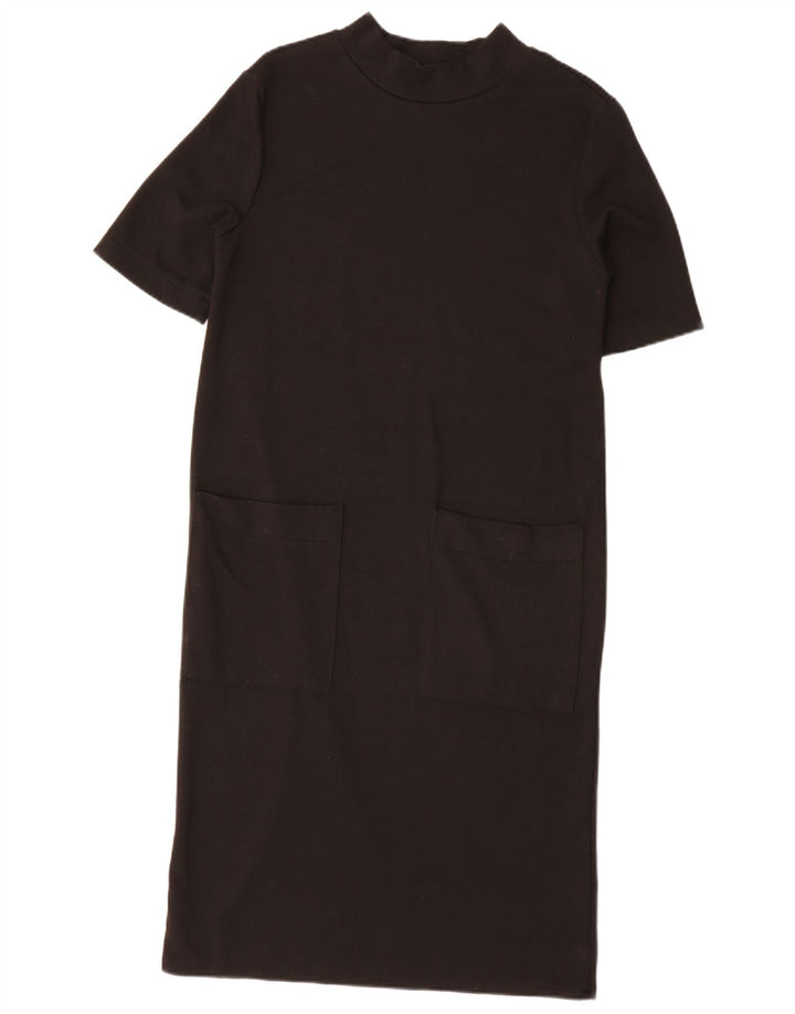 Zara Damen Etuikleid UK 10 Small Schwarz