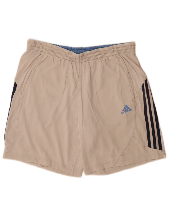 Adidas Herren Climalite Sport Shorts Mittelbeige Baumwolle