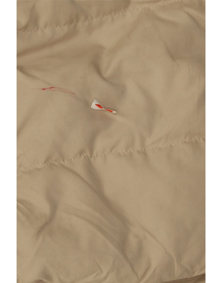 ZARA Womens Padded Coat UK 16 Large Beige