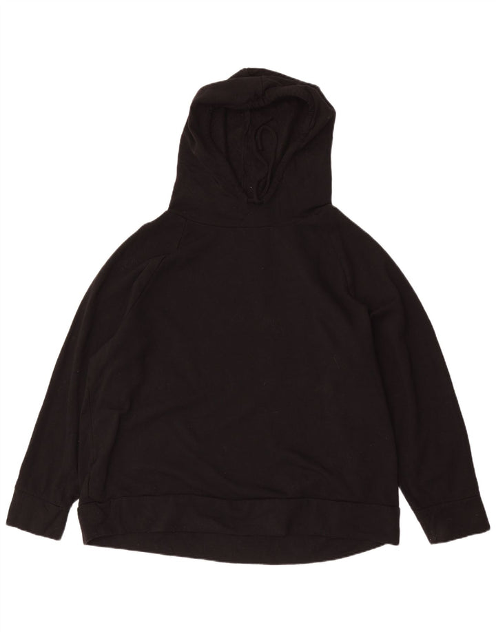 Eddie Bauer Damen Kapuzenpullover UK 20 2XL Schwarz Polyester