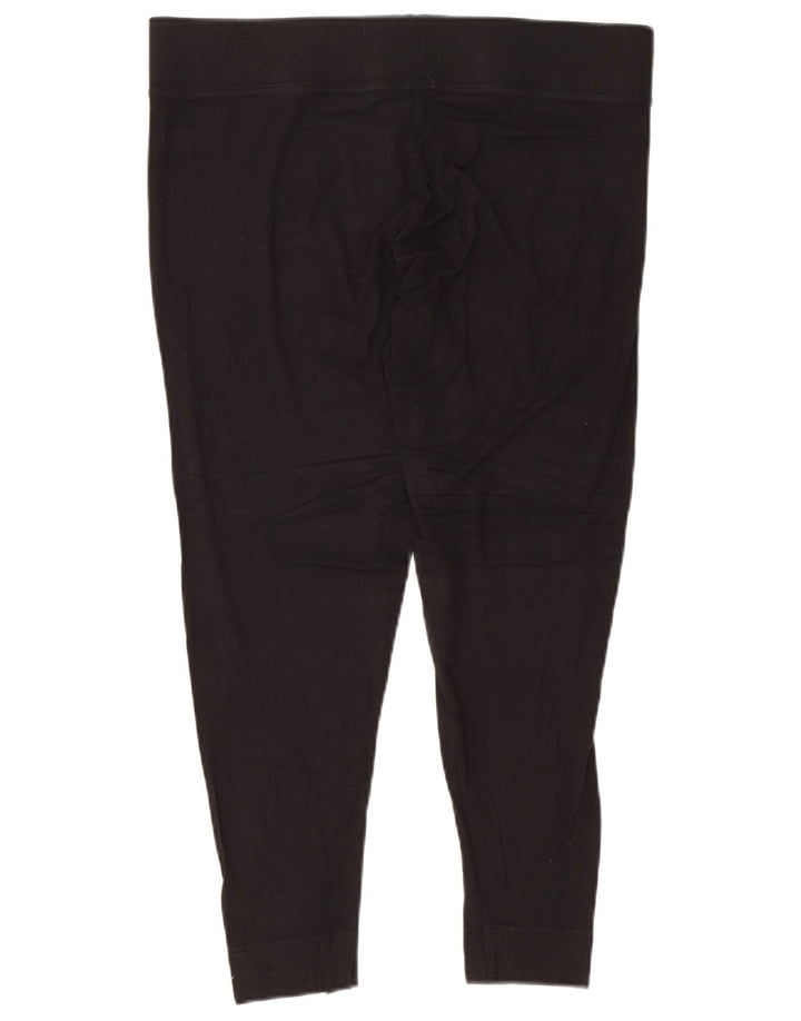 Marks & Spencer Damen Capri-Leggings UK 18 XL Schwarz Viskose