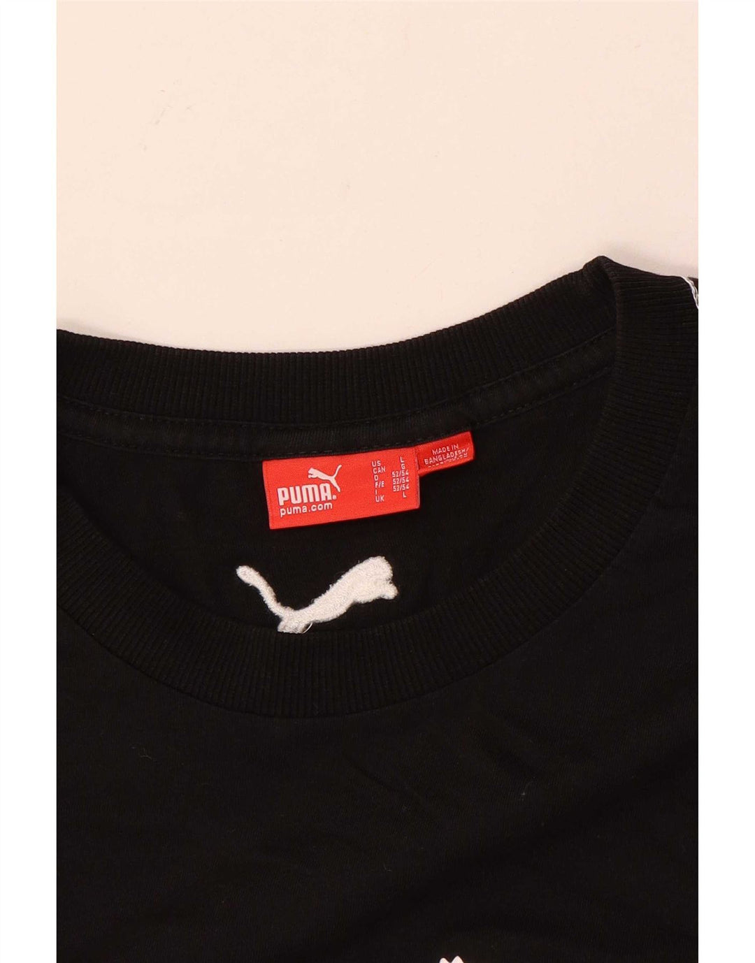 Puma Herren T-Shirt mit Grafik, Größe L, Schwarz