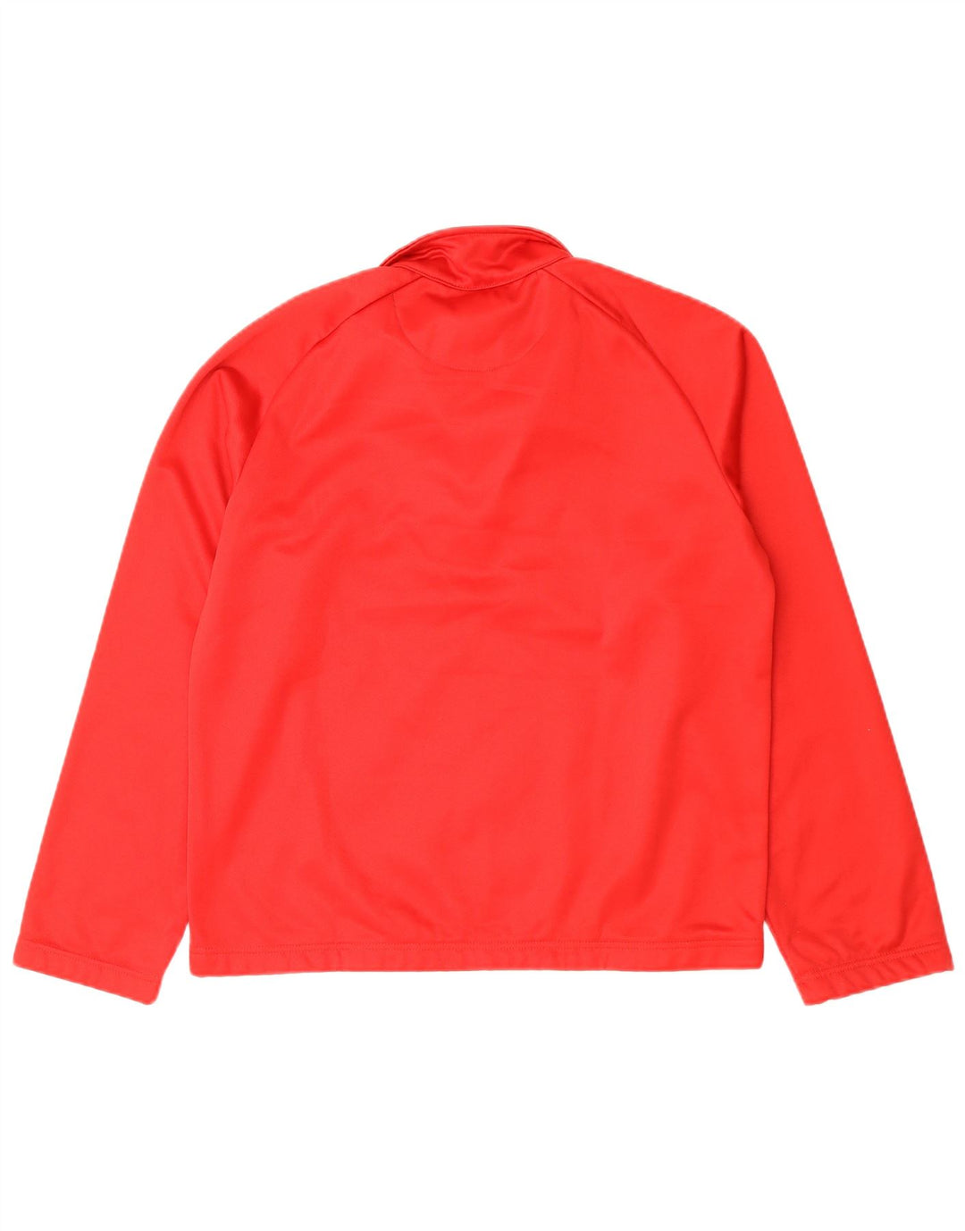 KAPPA Herren-Oberteil mit Reißverschluss, langärmelig, mittelrot, Polyester