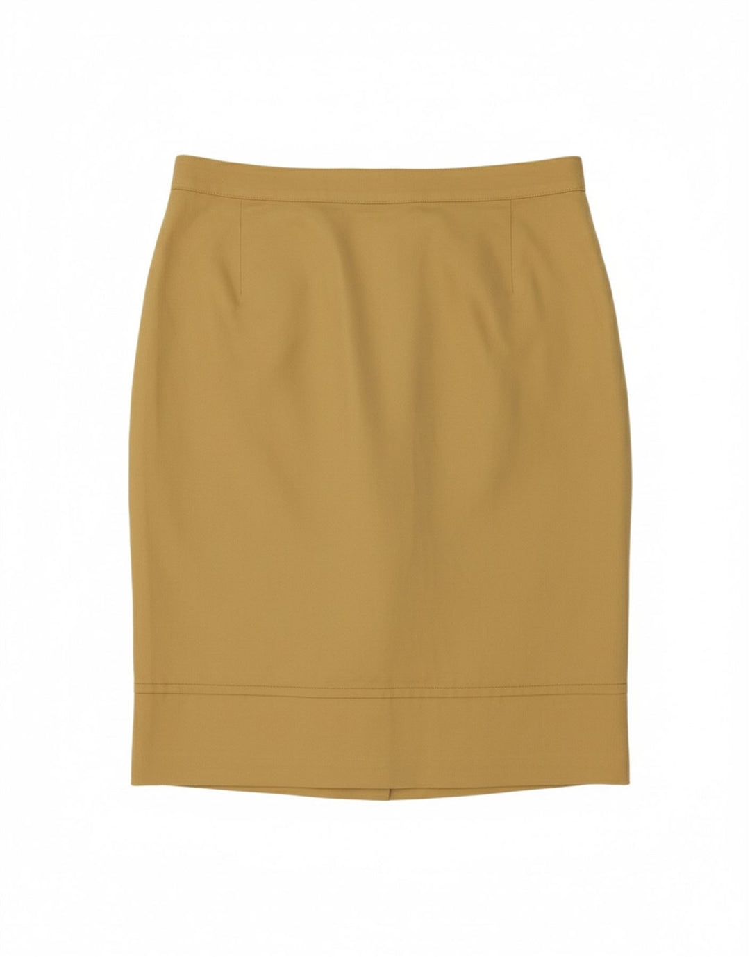 MAX MARA Womens Pencil Skirt W32 Large Yellow Silk