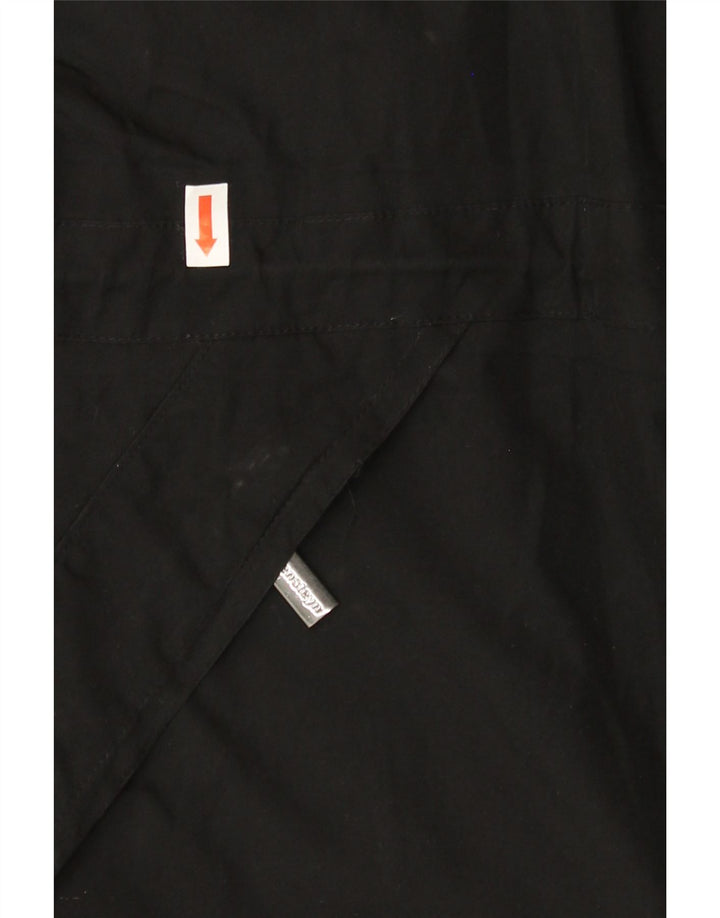 WELLENSTEYN Mens Windbreaker Coat UK 40 Large Black Polyester Vintage Wellensteyn and Second-Hand Wellensteyn from Messina Hembry 