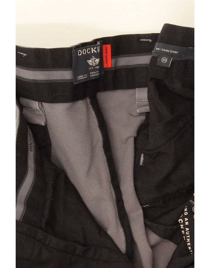 Dockers Slim Chino-Hose für Herren, W34, L31, graue Baumwolle