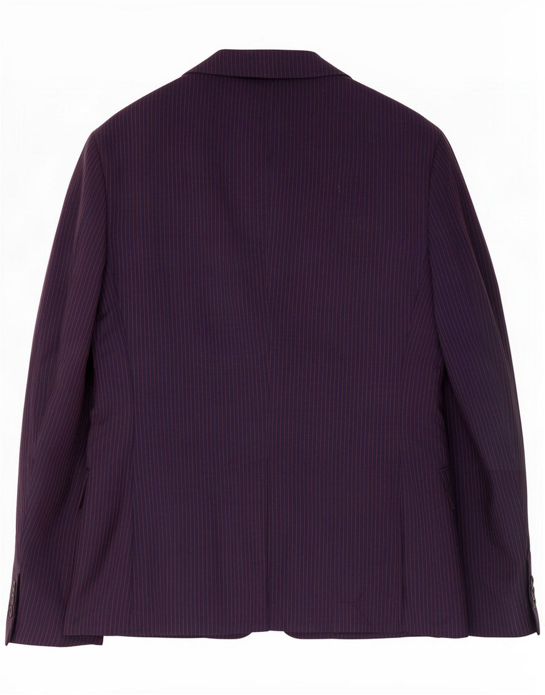 Prada Herren 2-Knopf-Blazerjacke IT 52 XL Marineblauer Nadelstreifen-Mohair