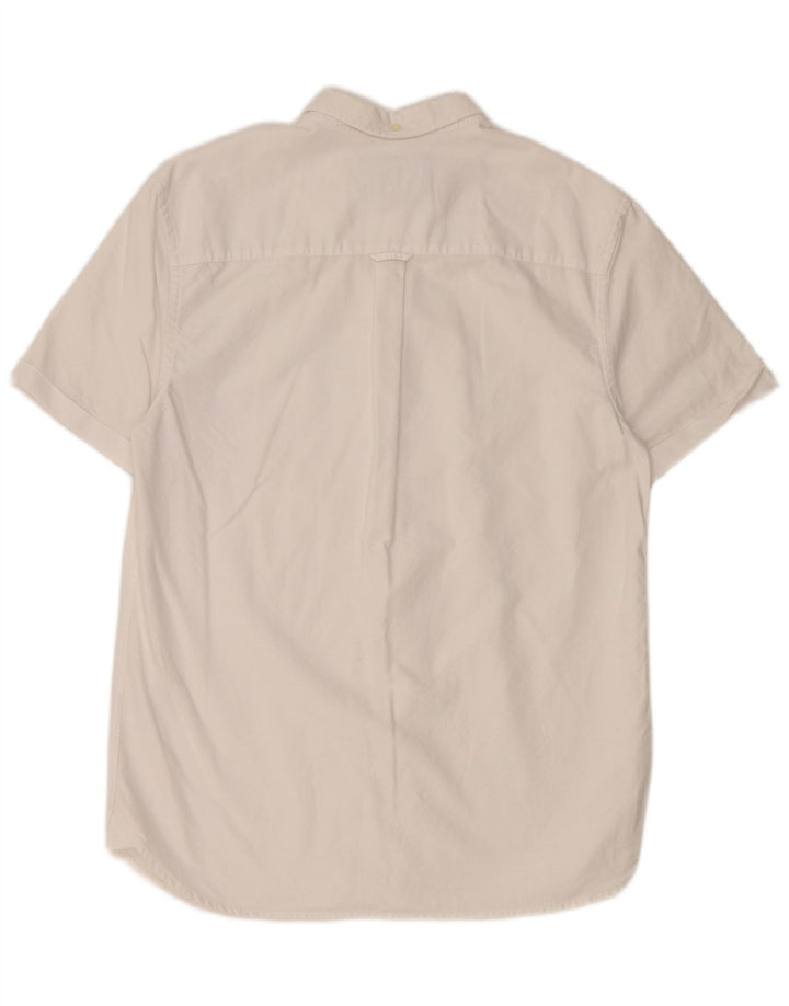 LYLE & SCOTT Herren-Kurzarmhemd aus mittelweißer Baumwolle