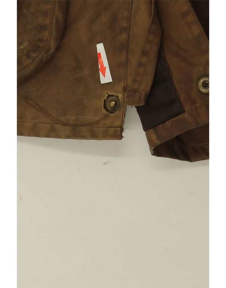 Barbour Herrenjacke aus gewachster Baumwolle, UK 40, große braune Baumwolle
