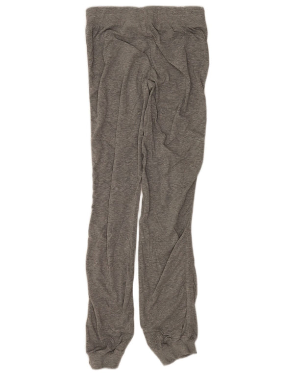 Nike Damen Trainingshose Jogger UK 4 XS Graue Baumwolle