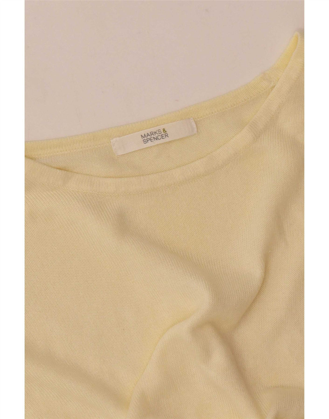 Marks & Spencer Damen Bluse Top UK 16 Large Gelb