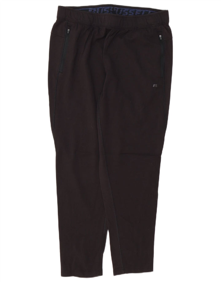 RUSSELL ATHLETIC Herren-Trainingshose, groß, schwarzer Rayon