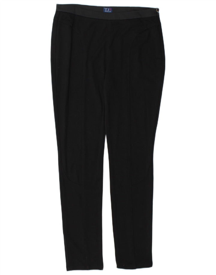 TRUSSARDI Skinny-Freizeithose für Damen IT 44 Mittel W30 L29 Schwarze Viskose