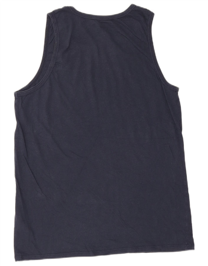 Nike Herren-Weste mit athletischem Schnitt, mittelgroß, marineblau, Baumwolle