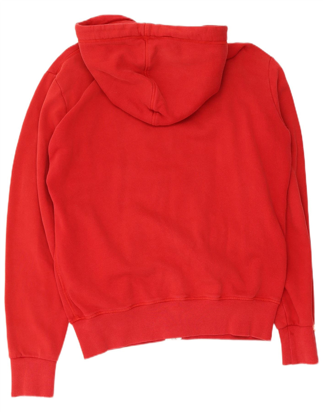Superdry Herren-Kapuzenpullover mit Reißverschluss, groß, aus roter Baumwolle