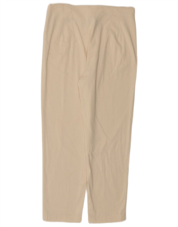 Massimo Dutti Damen-Hose, kurz geschnitten, EU 42, Größe L, W30, L25, Weiß