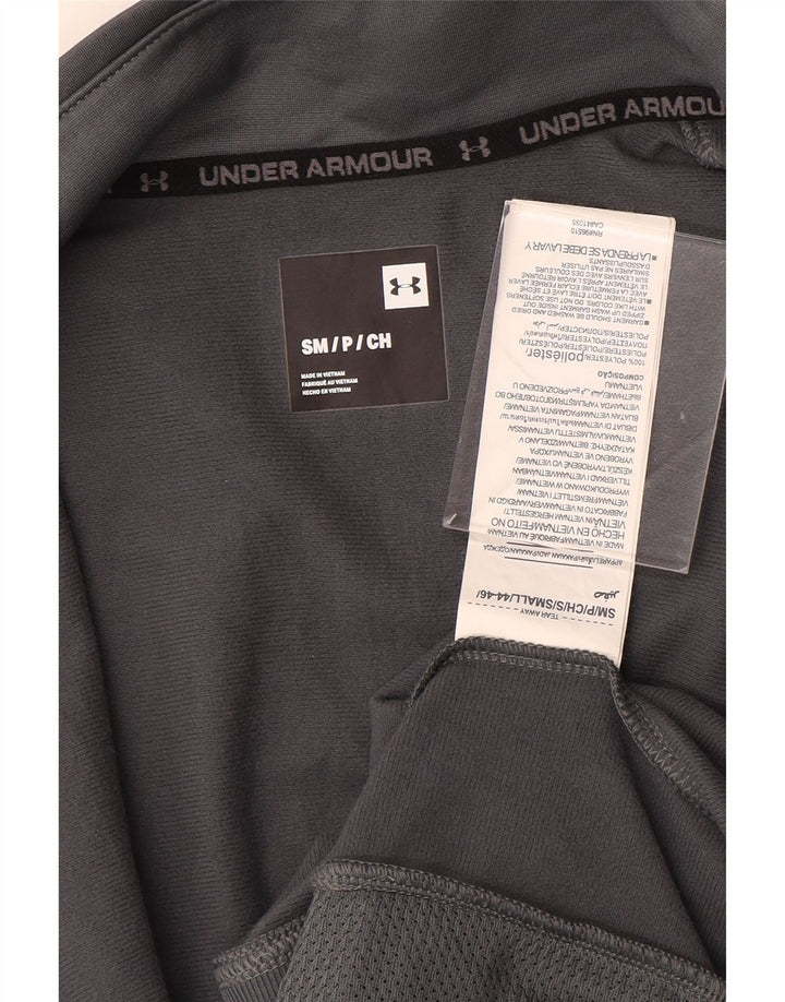 Under Armour Herren-Trainingsanzug-Top-Jacke, kleines graues Polyester