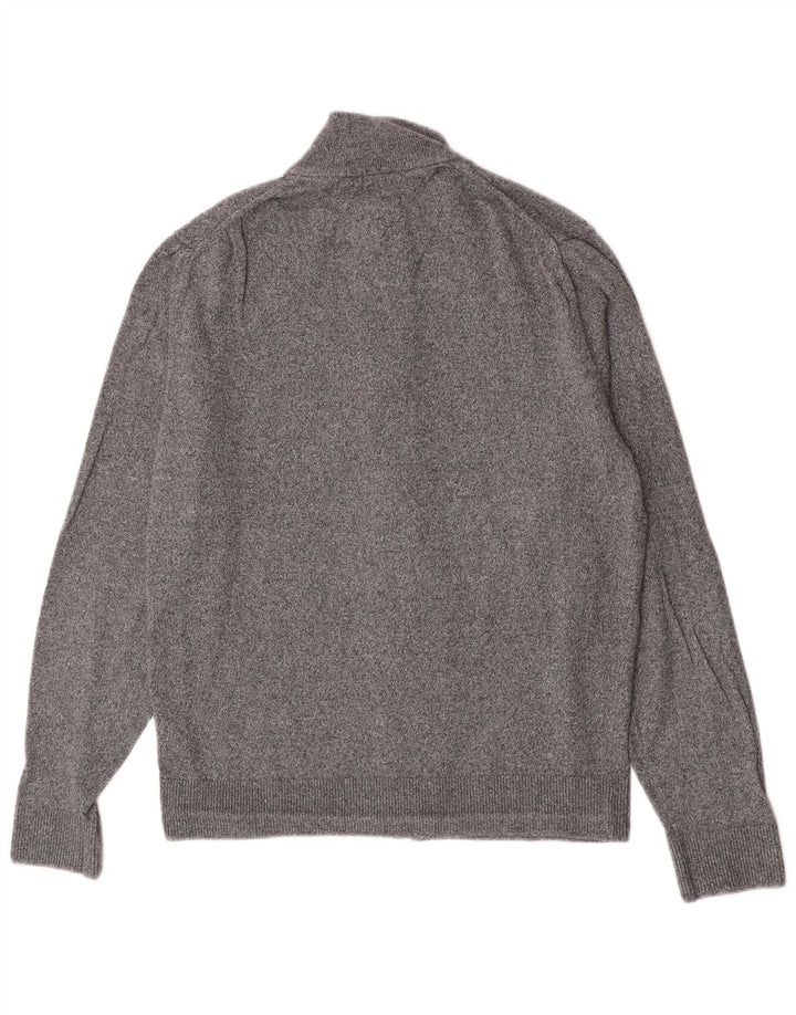 Tommy Hilfiger Damen Strickjacke XL Grau Baumwolle