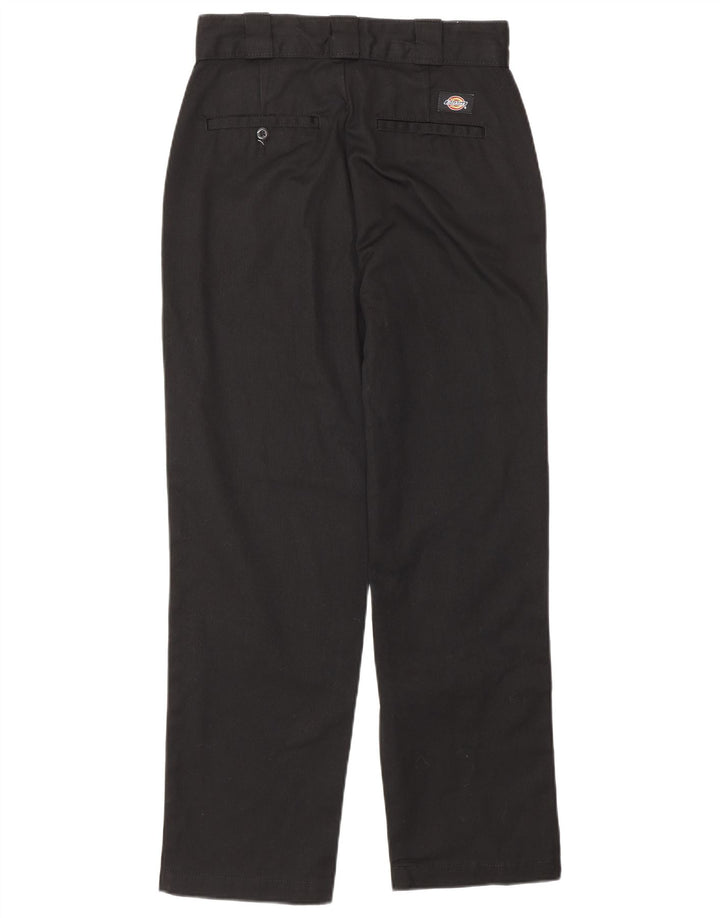 DICKIES Gerade Chino-Hose für Damen, W27, L26, Schwarz, Polyester