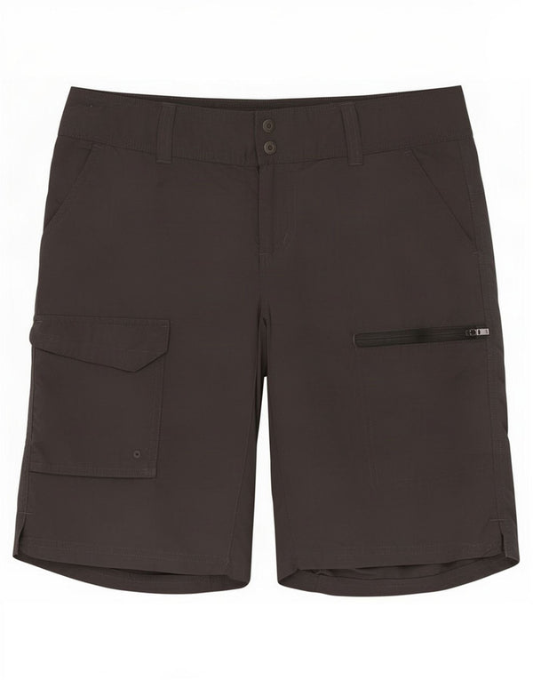 Columbia Damen Omni-Shade Cargo Shorts US 4 Small W30 Graues Nylon