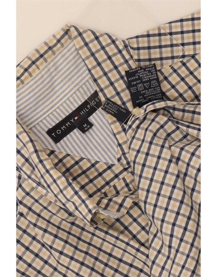 Tommy Hilfiger Herrenhemd, mittelbeige, Gingham-Baumwolle
