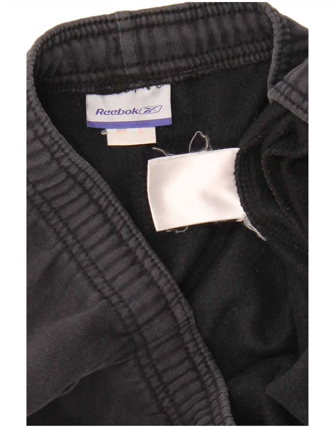 REEBOK Mens Tracksuit Trousers Large  Navy Blue Cotton