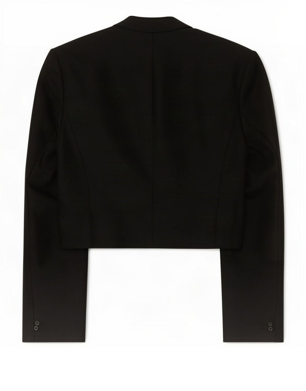 Fenn Wright Manson Womens Open Bolero Jacke UK 10 Small Schwarz Baumwolle