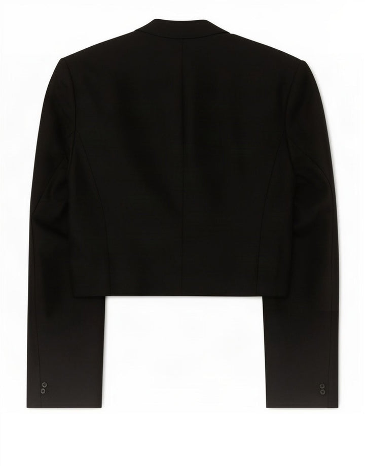 Fenn Wright Manson Womens Open Bolero Jacke UK 10 Small Schwarz Baumwolle
